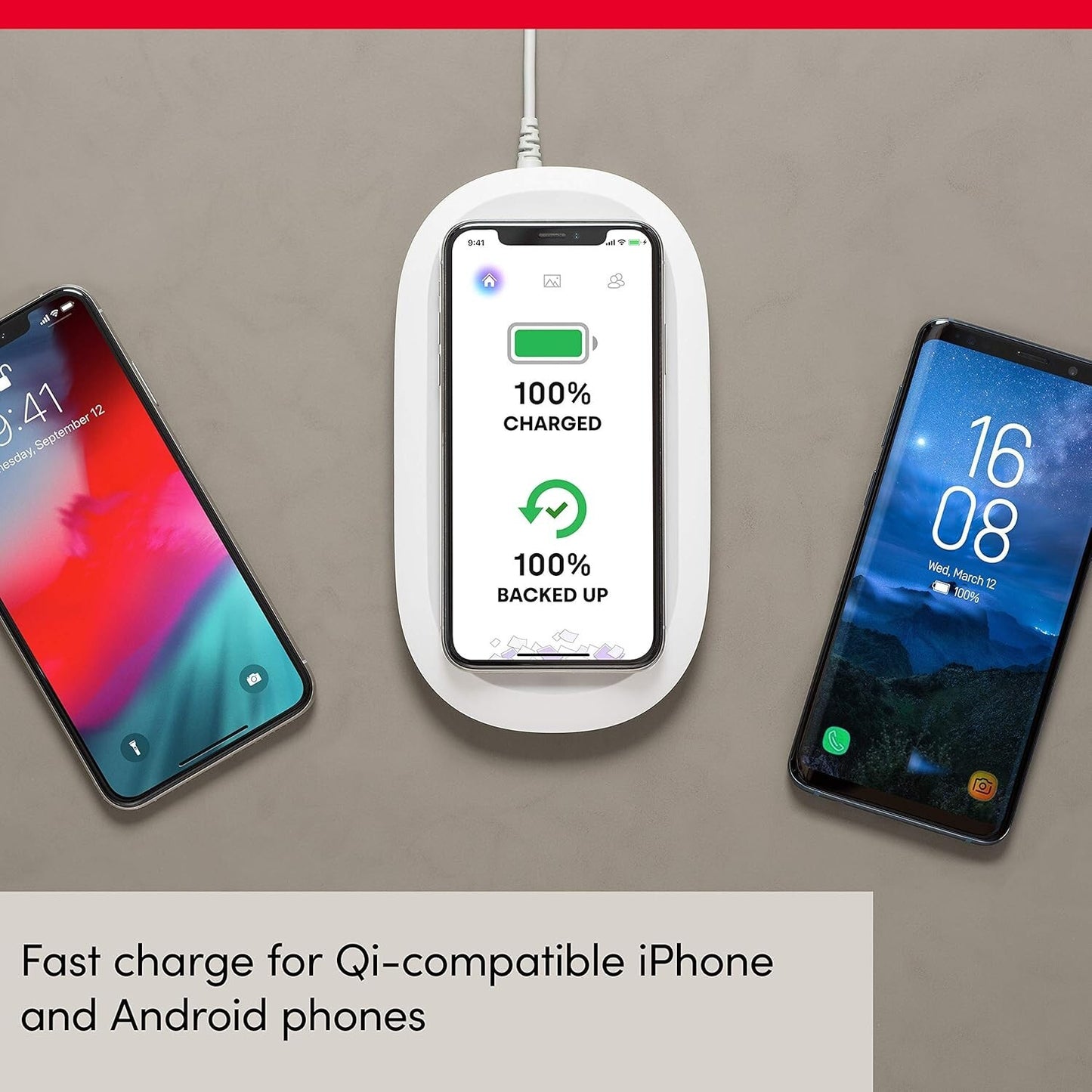 256GB 10W SanDisk 2in1 Ixpand Wireless Charger Sync photovideo Qi Fast