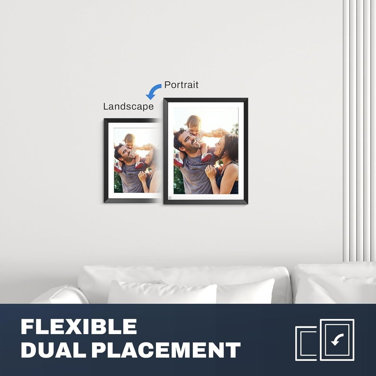 32GB IPS Arktronic 972K WiFi Digital Picture Frame Touch Screen