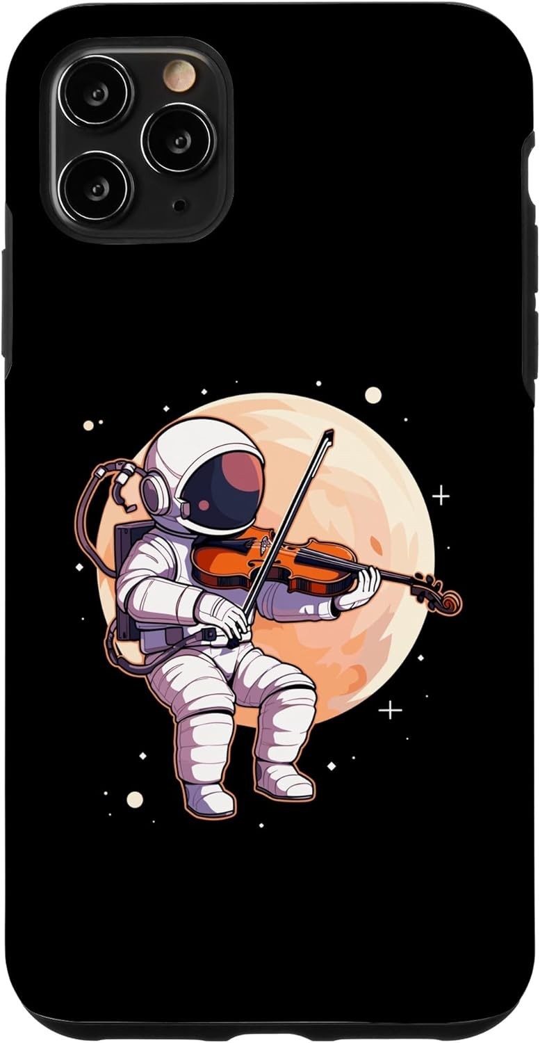 Astronaut Violin iPhone 11 Pro Max Case – Orchestra & Violinist Gift - OEM