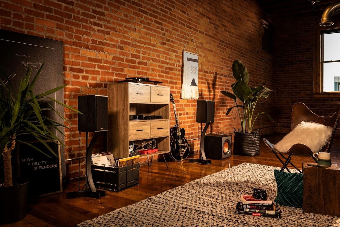 Klipsch R-120SW 12" Subwoofer – Powerful Bass, 400W Peak – Black