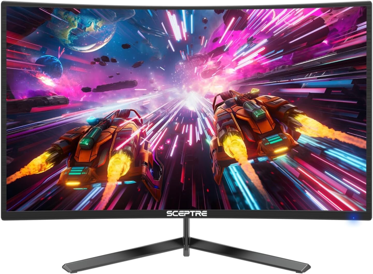 24- HDMI Sceptre inch Curved Gaming Monitor 1080p up to 165Hz DisplayPort