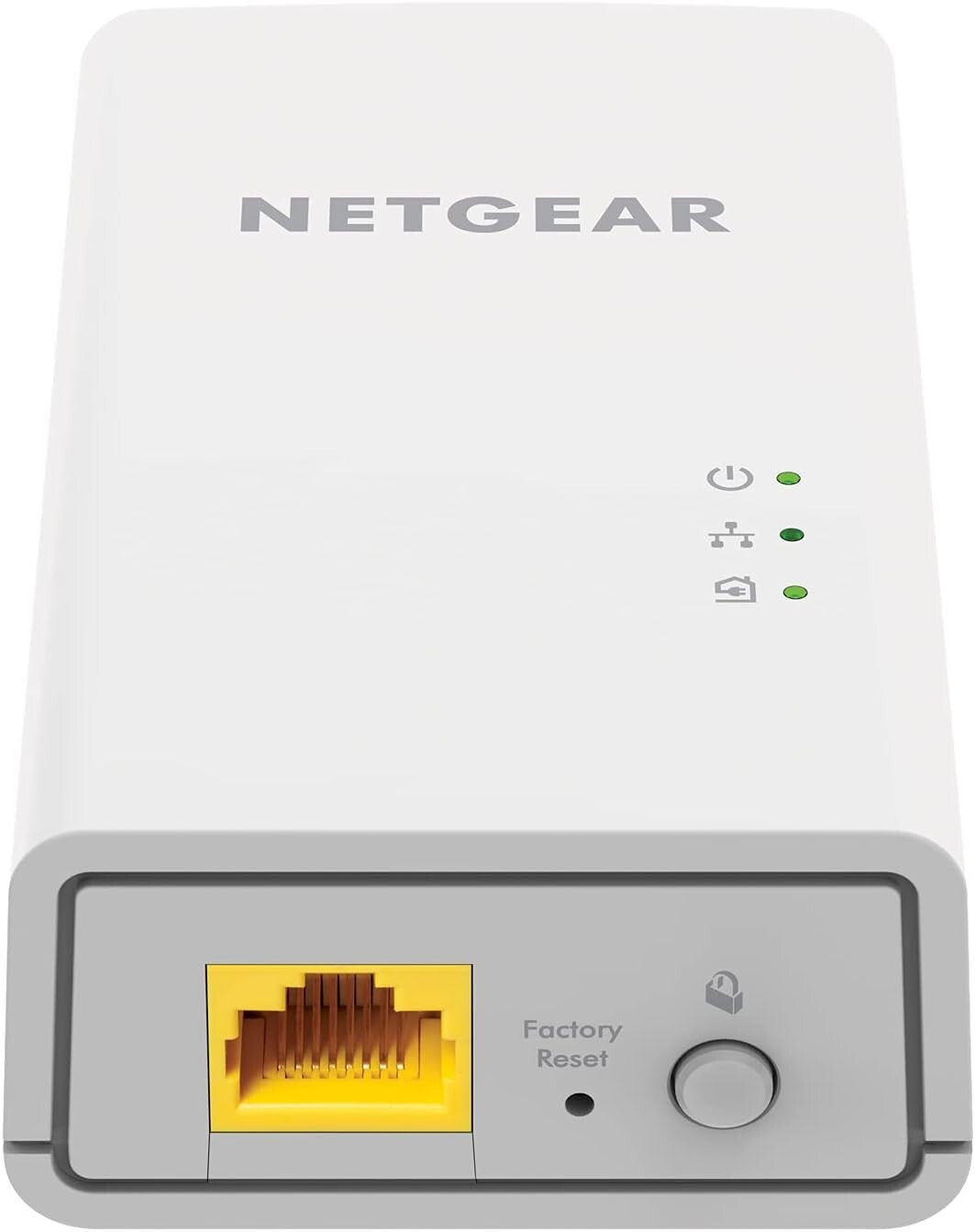 NETGEAR 1000 Powerline adapter Kit Mbps Wallplug 1 Gigabit Ethernet Ports