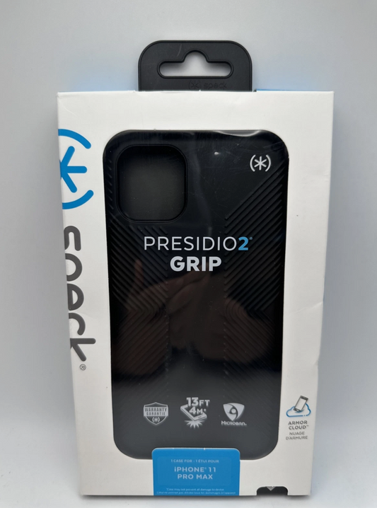 Speck Presidio2 Grip Compatible iPhone 11 Pro Max Black 136504-9116