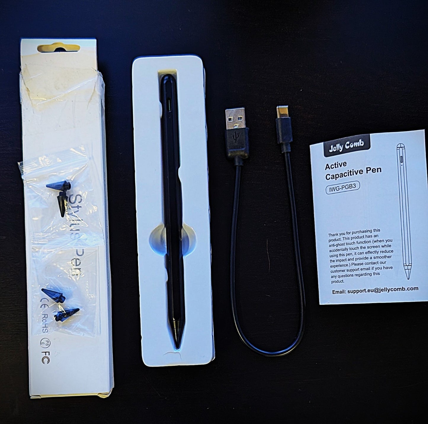 Jelly Comb Stylus Pen for iPad 10.2 Pro 11 12.9 Air Mini – Active Touch Pencil