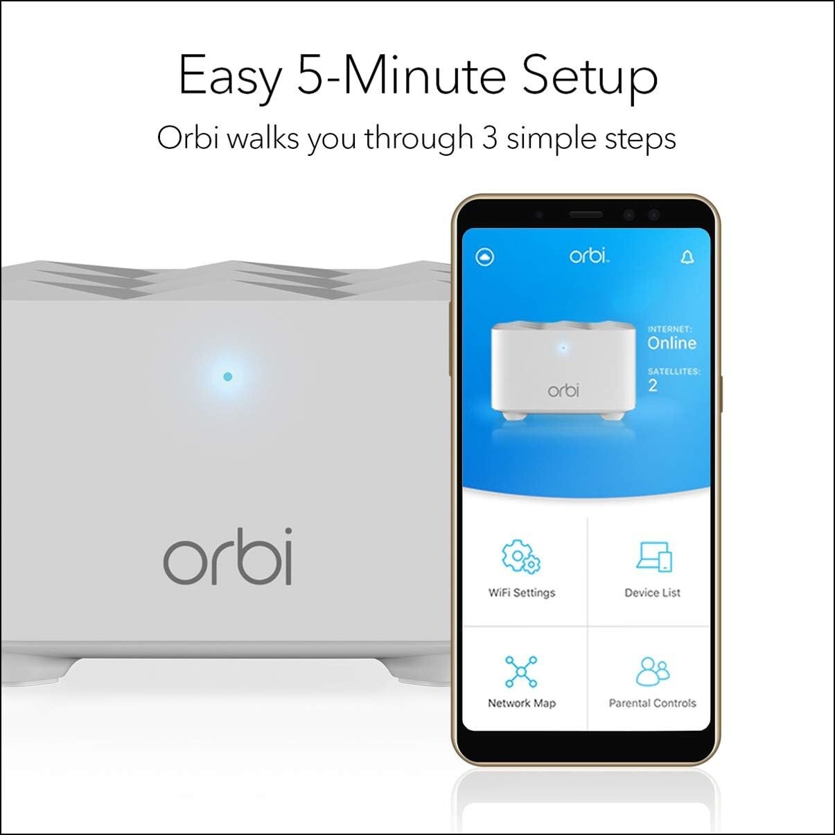 RBK13 Netgear Orbi Whole Home Mesh WiFi System