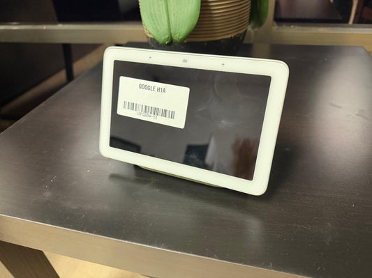 Google H1A Nest Hub 1st Gen Smart Display Silver w/ adapter Tested / WORKING