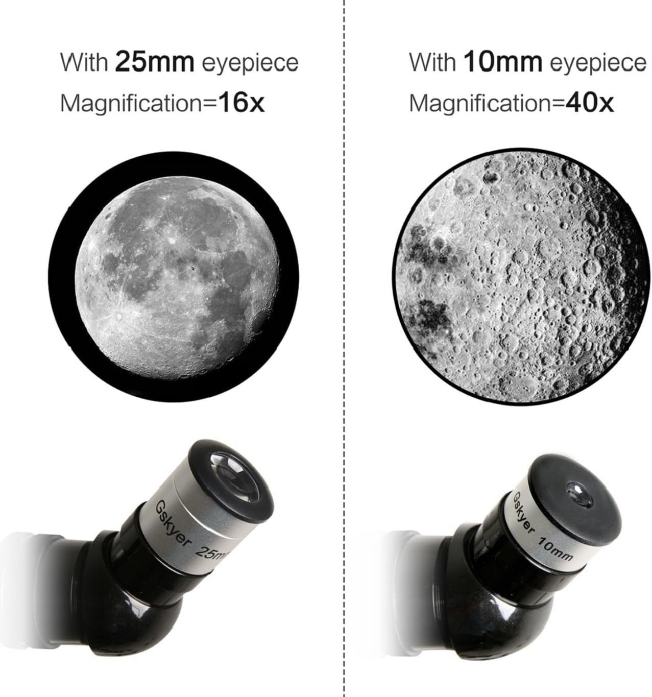 Gskyer Telescope 70 mm Aperture 400mm AZ Mount Astronomical Refracting Telescope