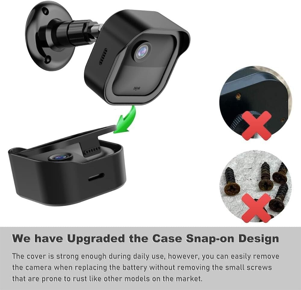 AllNew Blink Outdoor Camera Wall Mount 360 Adjustable Mount Weather Proo