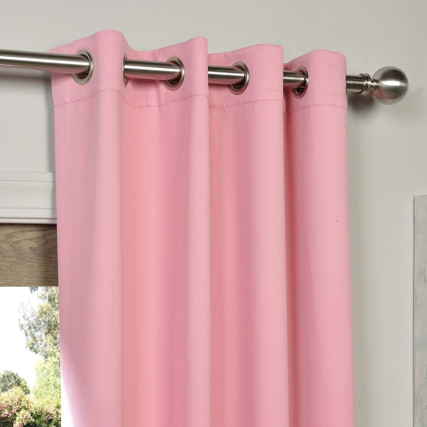 BOCH-201305-108 Half Price Drapes Blackout Curtain Precious Pink