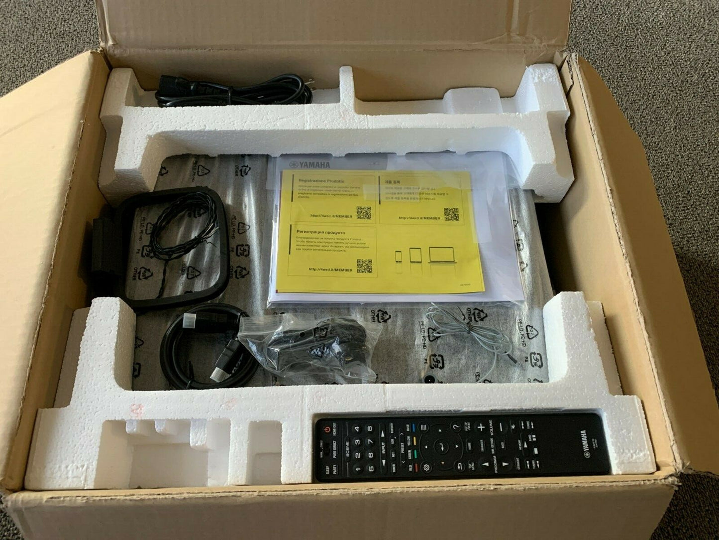 TSR-7850 DTS Yamaha 72 CH Dolby Atmos WiFi BT 4K Receiver Black
