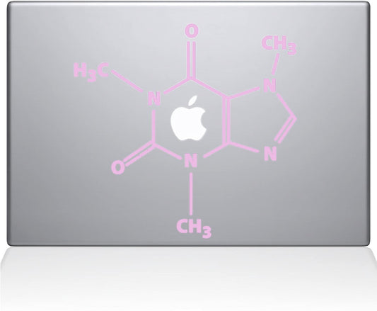 Decal Guru Molecular Structure of Coffee MacBook Decal Vinyl Sticker