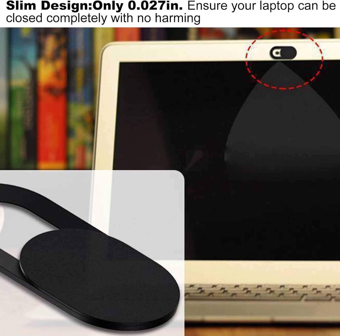 [3 Pack] Webcam Cover Slide – Ultra Slim Privacy Shield for Laptop PC MacBook