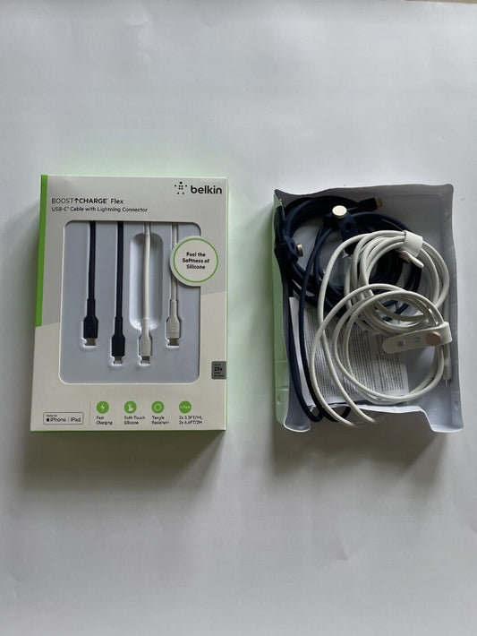 BOOST CHARGE Belkin Flex Connector Si Cable 66ft MFiCertified