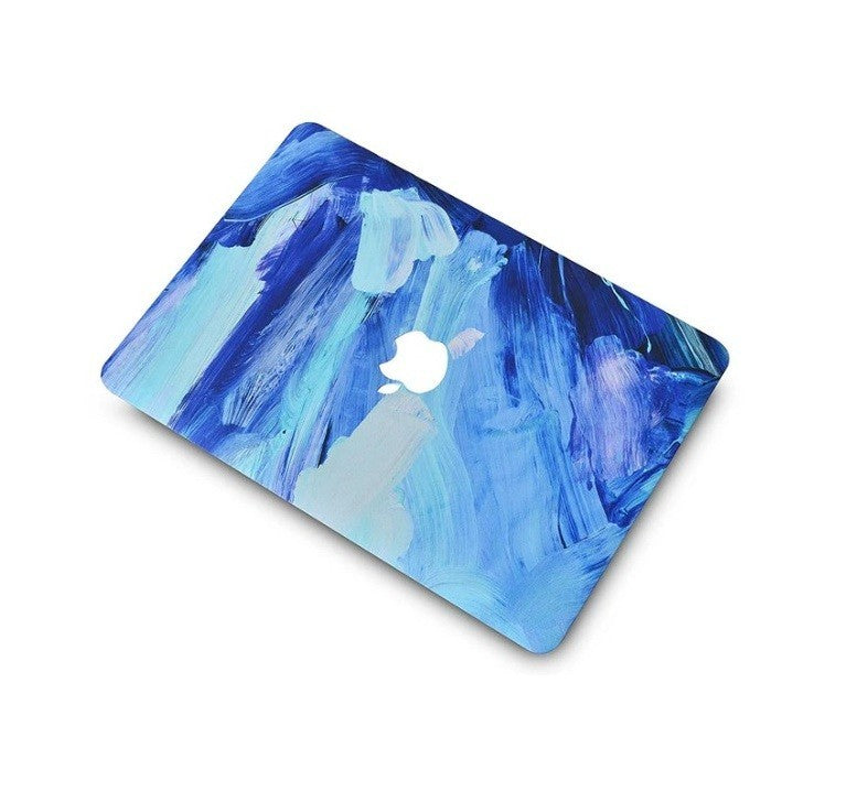 LuvCase Macbook Case Bundle - Oil Paint 5 w/ Keyboard Cover & Screen Protector