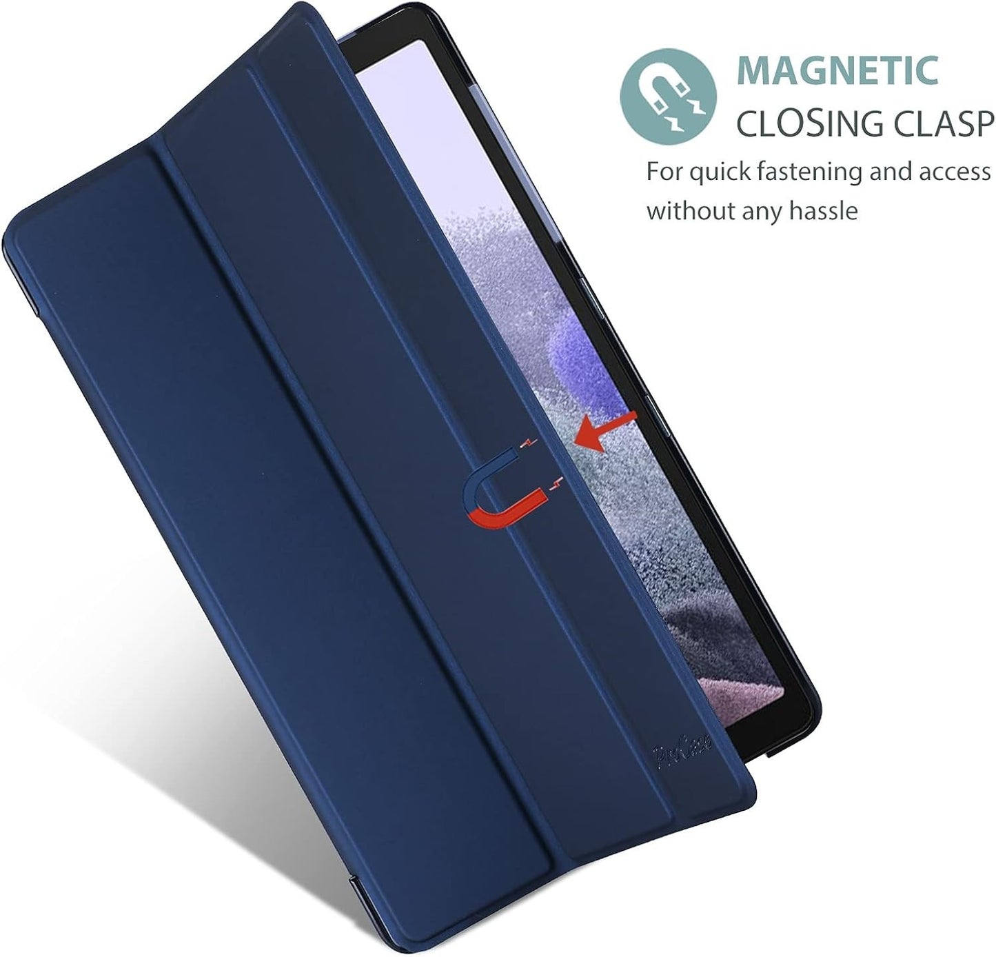 ProCase for Galaxy Tab A7 Lite 8.7" Slim Hard Shell Stand Case, Navy (T220/T225)