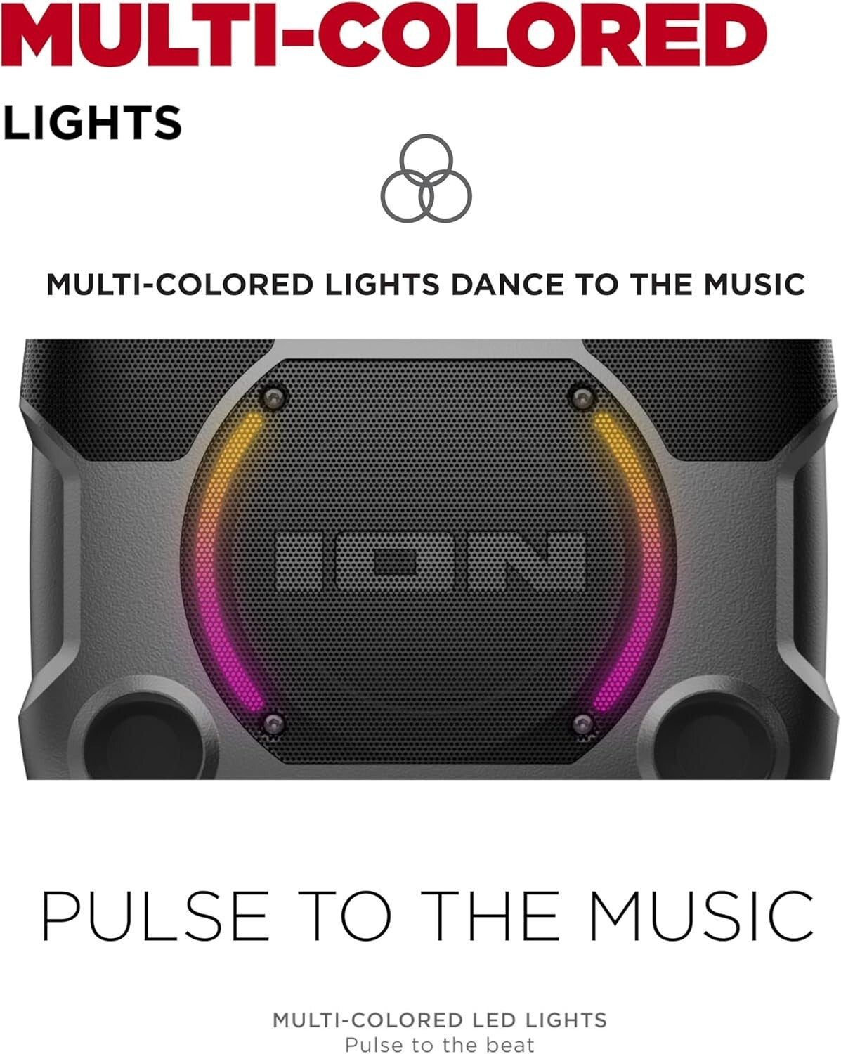 ION Audio Pathfinder Go All Weather Portable Bluetooth Speaker Water Resistant