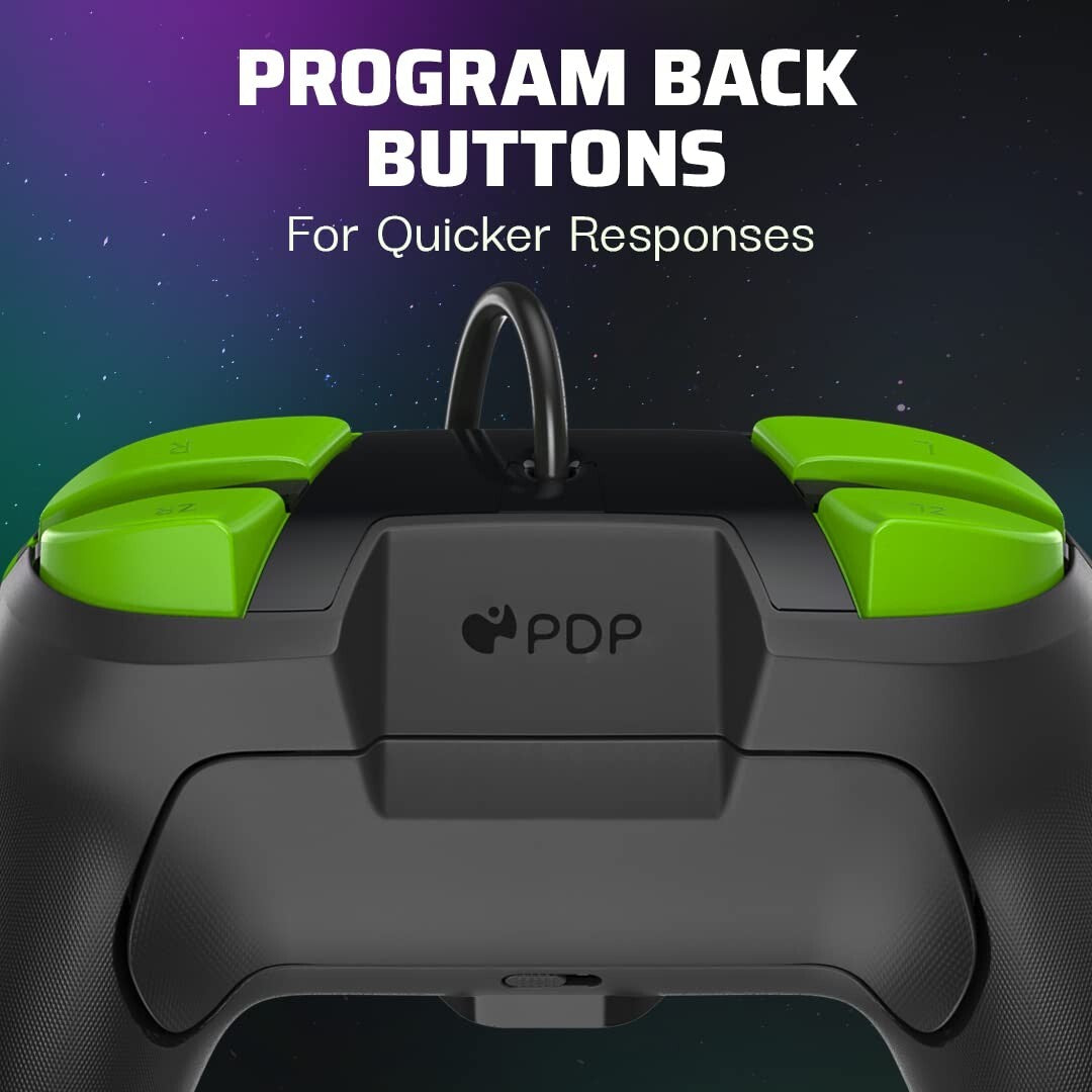 Enhanced Wired Power Nintendo Switch Pro Controller Programmable Buttons Glows