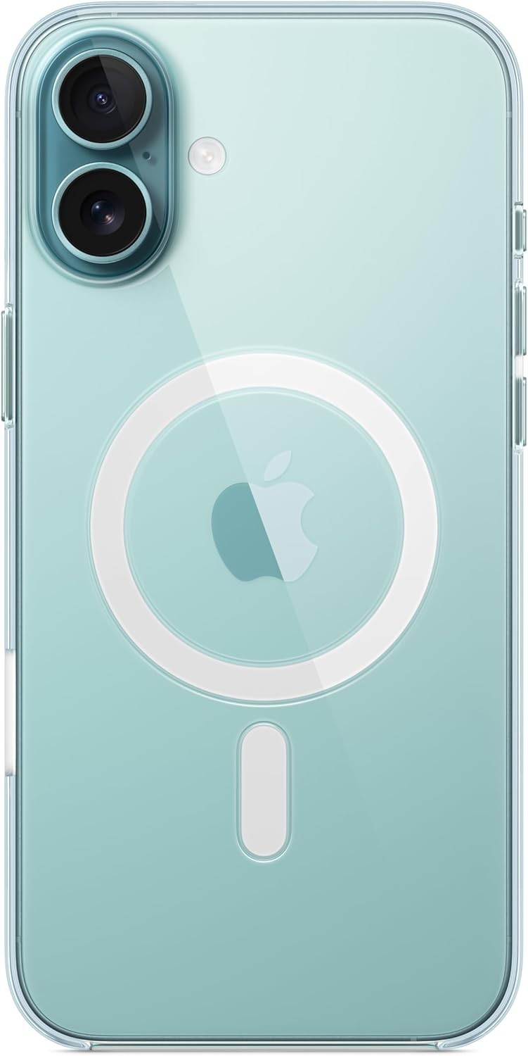 iPhone 16 Plus Clear MagSafe Case– Apple Official, Glossy Finish, Camera Control