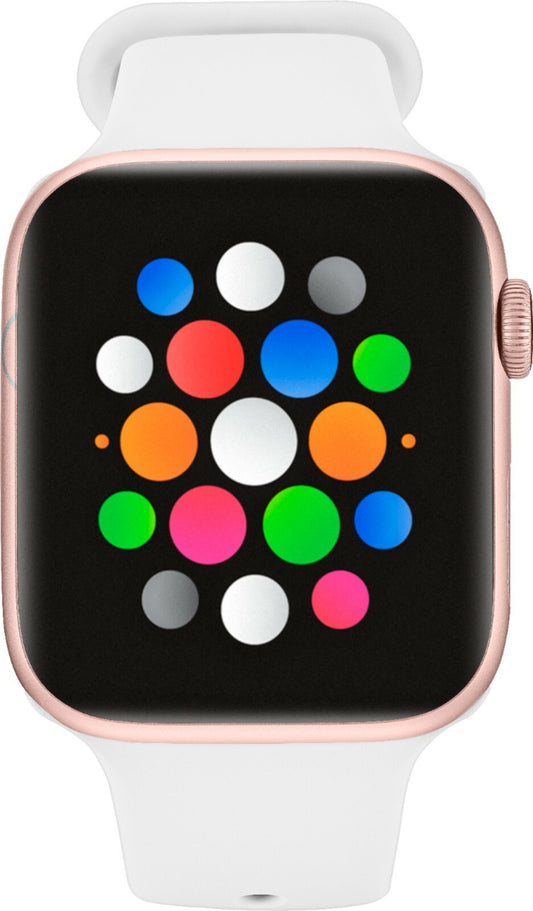 Modal Silicone iWatch Band Apple Watch 42mm 44mm Pure White