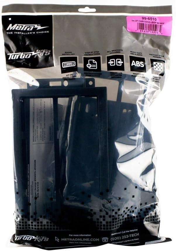 Metra 99-6510 Chry/Dodge/Jeep with NAV 04-UP Dash Kit