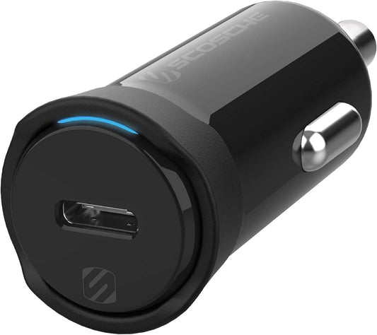 Scosche CPDC20 20W USB-C Fast Car Charger – PowerVolt PD 3.0, For All Devices