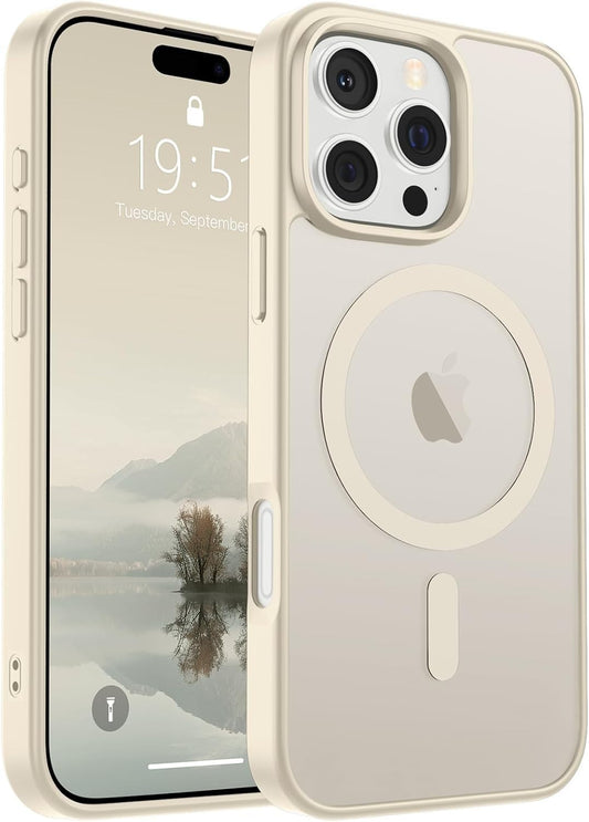 SUPFINE Magnetic iPhone 16 Pro Case Compatible with MagSafe | Military Grade Dro