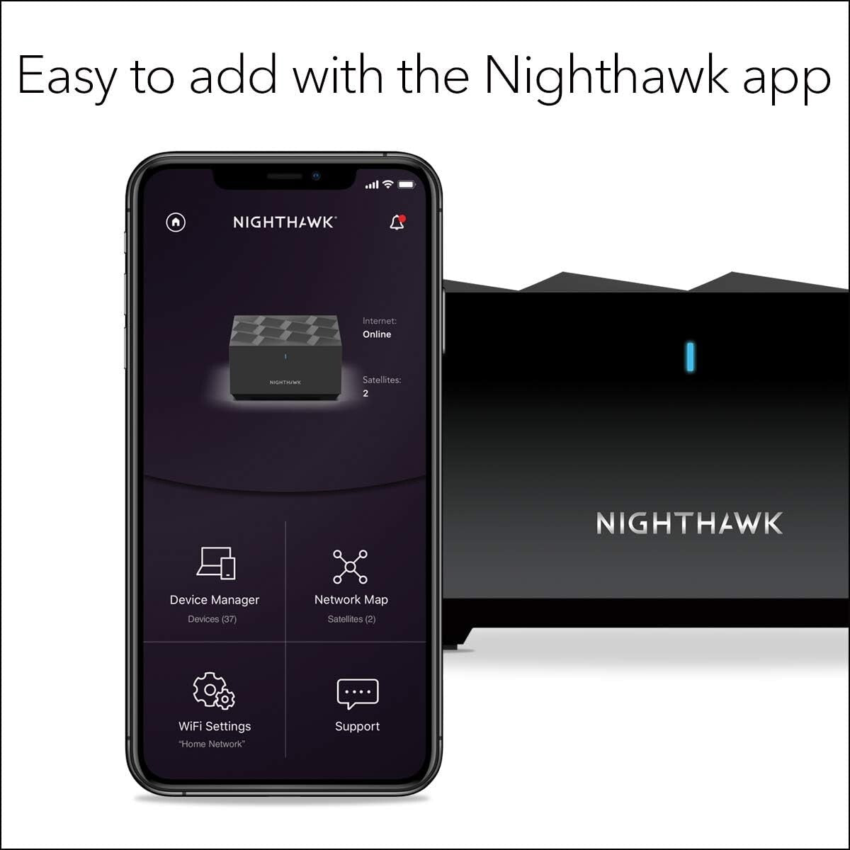 NETGEAR MS60 Nighthawk Whole Home Mesh WiFi 6 Addon Satellite