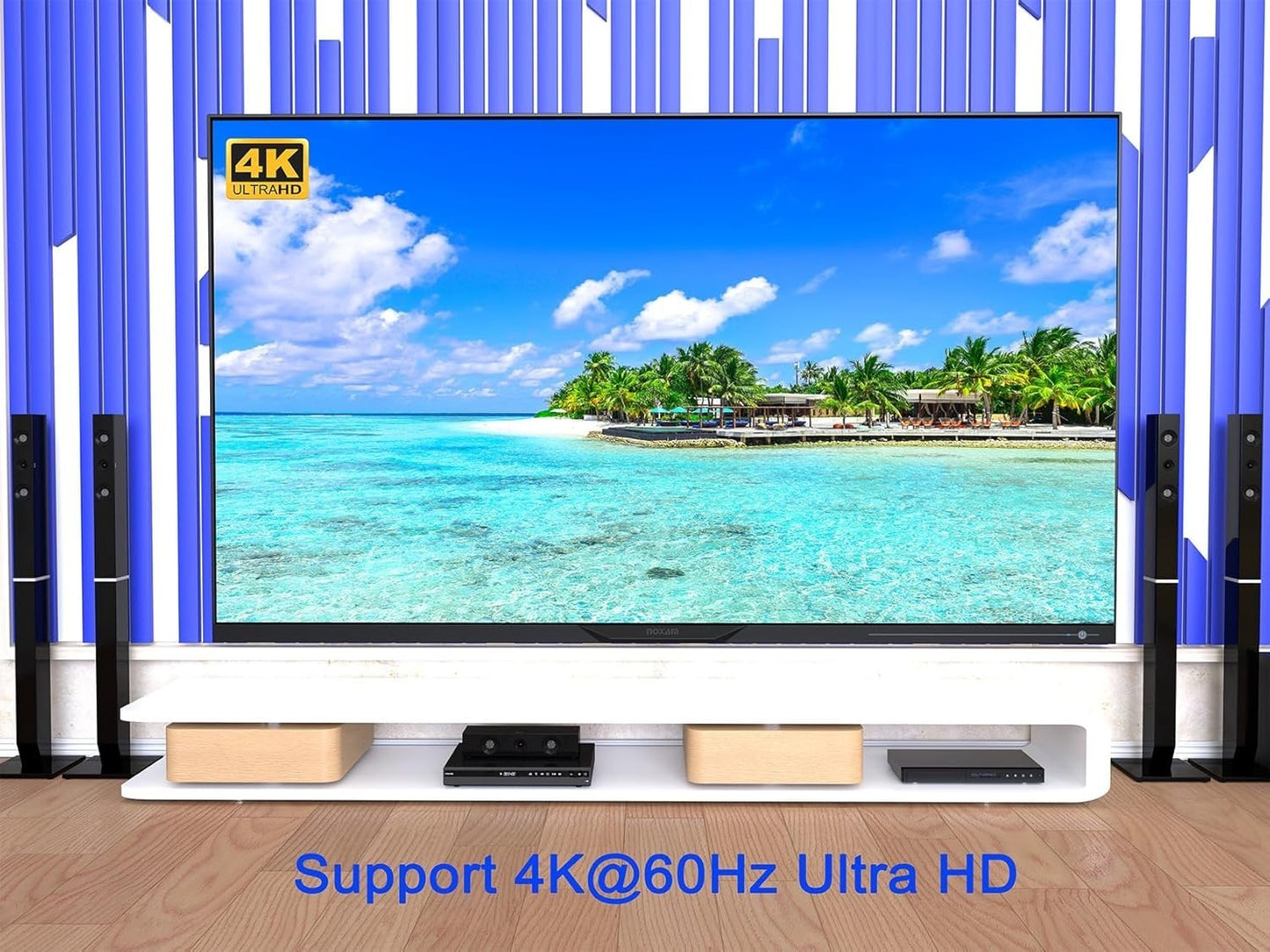 KAGO HDMI Switch 2 In 1 Out, 4K@60Hz Splitter Bi-Directional for PS5 Roku TV