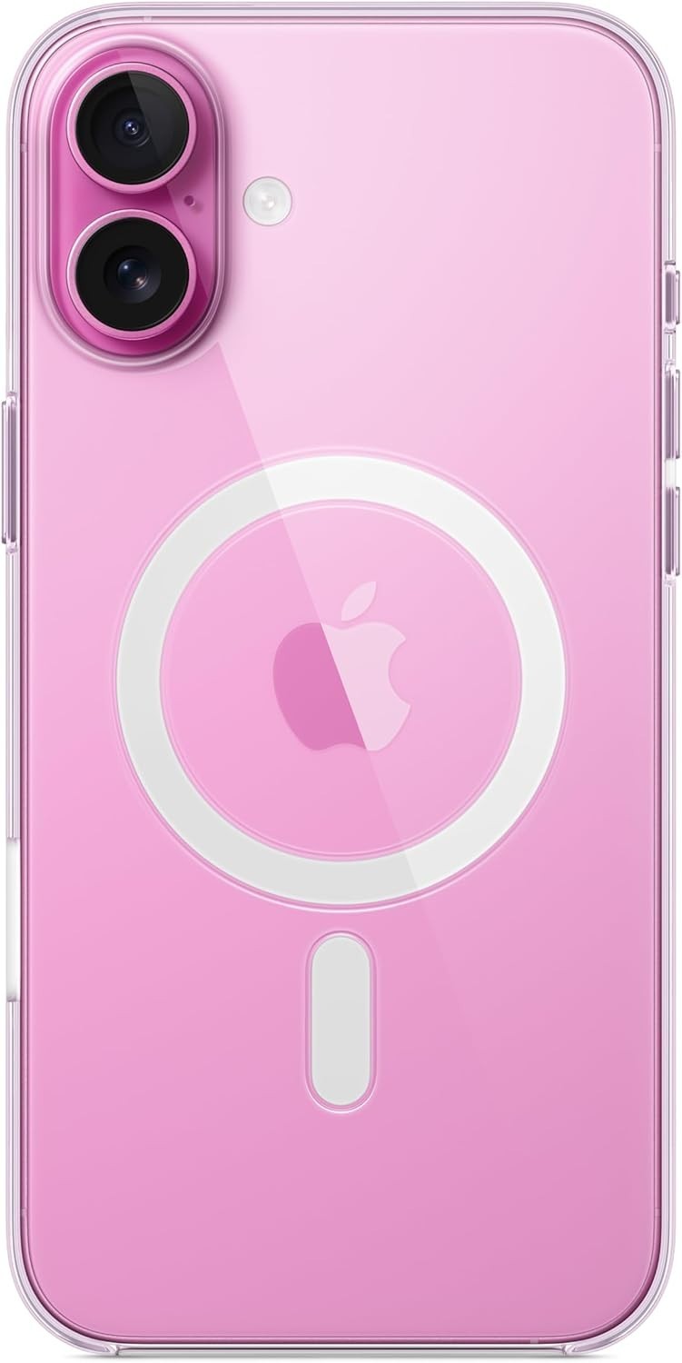 iPhone 16 Plus Clear MagSafe Case– Apple Official, Glossy Finish, Camera Control