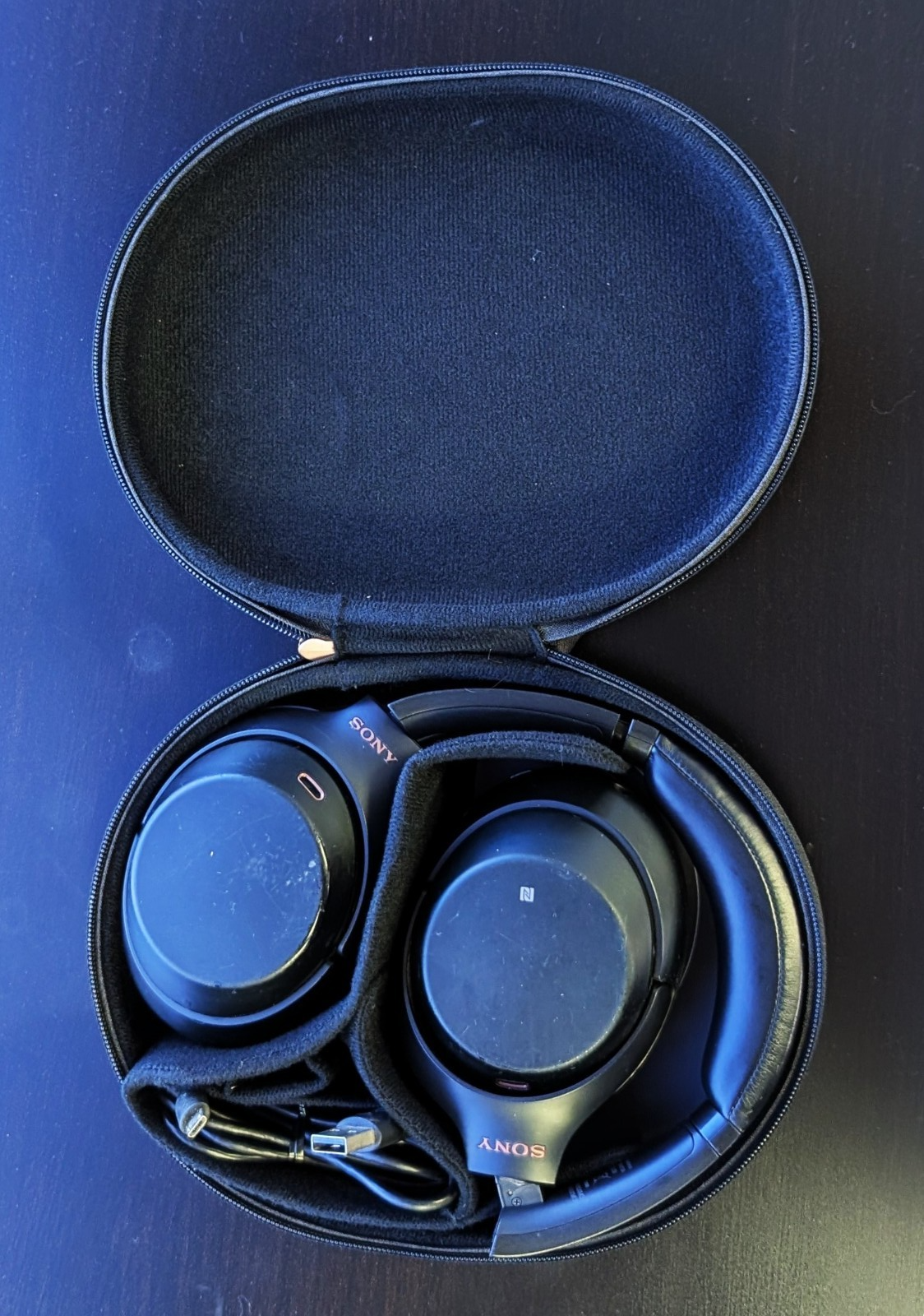 Sony WH‑1000XM3 Wireless Noise‑Cancelling Headphones – Black Over‑Ear Bluetooth