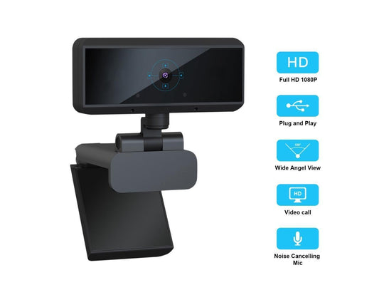 Anivia 1080p Webcam – HD USB Camera w/ Mic & Clip for Laptop/Desktop