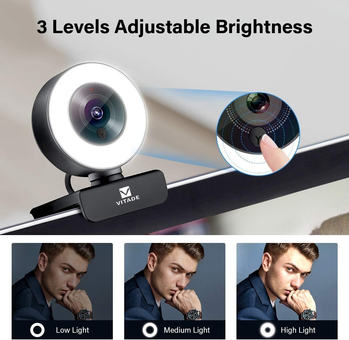 1080P 960A PC Webcam Streaming HD Pro Computer Web Camera Video Cam