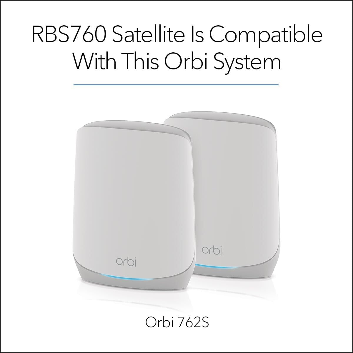 NETGEAR RBS760 Orbi Whole Home TriBand Mesh WiFi 6 Addon Satellite