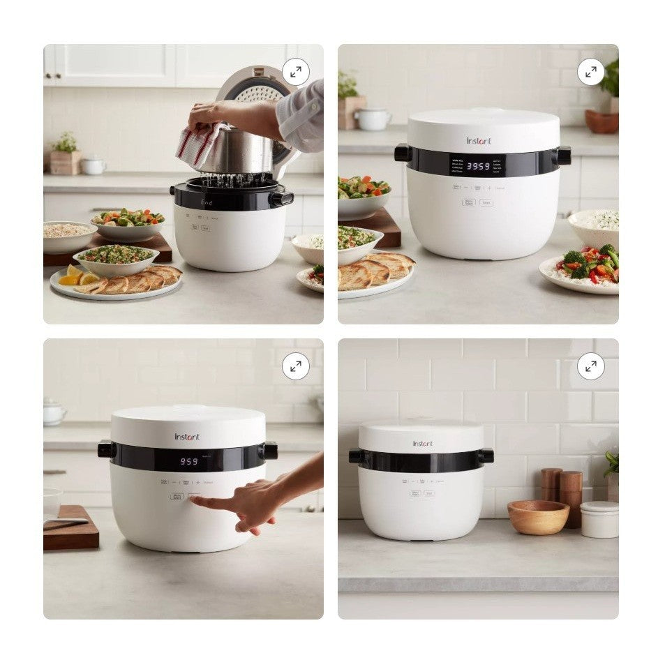 Instant Pot 12-Cup Rice & Grain Cooker – Multi-Cooker, Nonstick, One-Touch