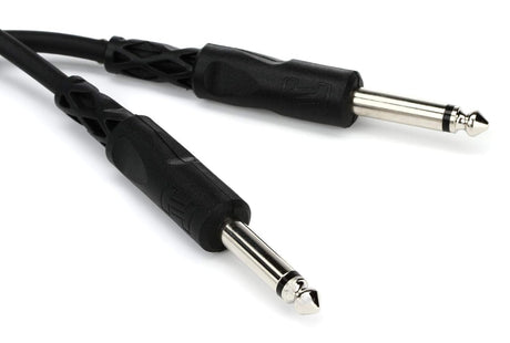 CPP-103 BLACK Hosa Unbalanced Interconnect 14 in TS to Same 3 Feet