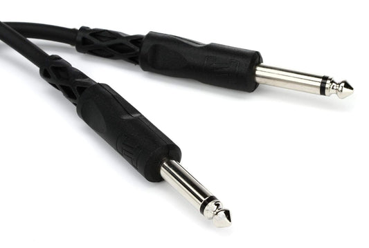CPP-103 BLACK Hosa Unbalanced Interconnect 14 in TS to Same 3 Feet
