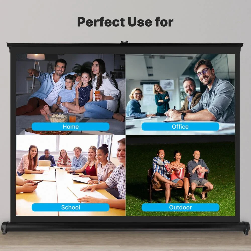 40- PRJTP46 Quick FoldOut Projector Screen inch