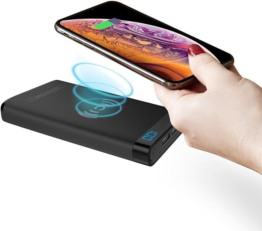 10K 000 Cygnett ChargeUp Swift Wireless Power Bank 10 mAh