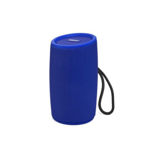 BLUE iHome iBT77 Splashproof Fabric Bluetooth Speaker Voice Controls