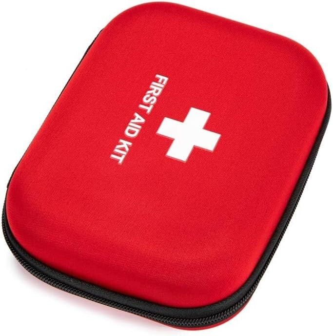 EVA Hard Red Medical Bag Round Emergency Responder Camping Outdoors