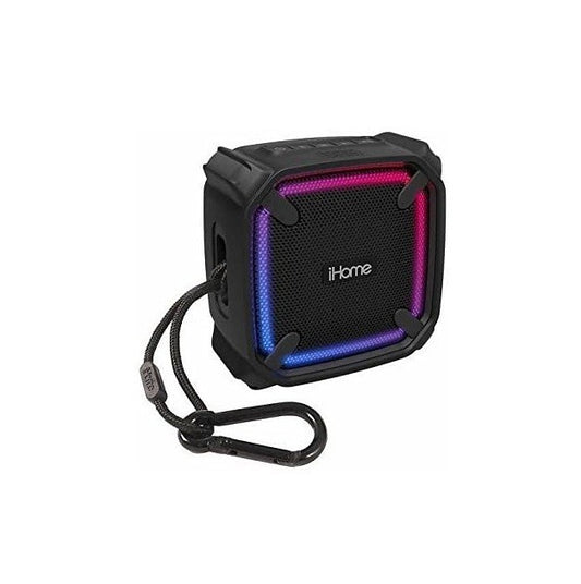 iHome iBT500 Bluetooth Speaker – Color Changing Lights, Wireless Audio