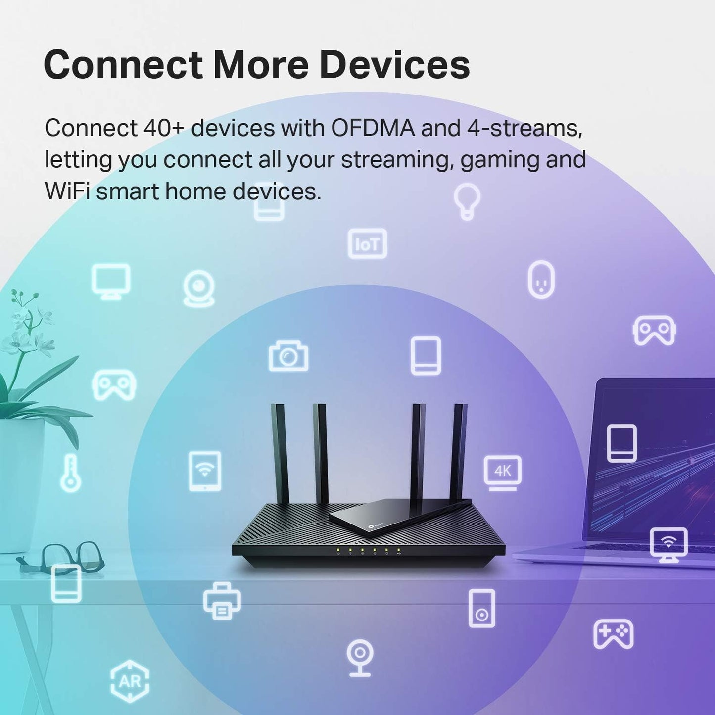 TP-Link AX1800 AX21 Router WiFi 6 Dual Band Wireless Internet Router V4 Archer