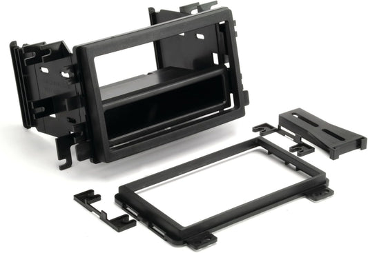 Scosche FD3090B Dash Kit – Double or Single DIN w/ Pocket, 1995‑2016 Ford & More
