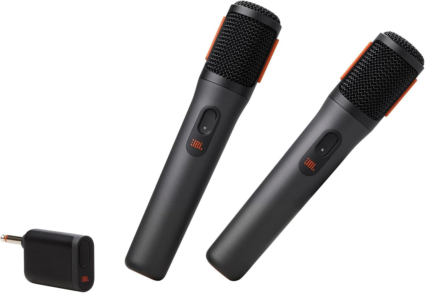 JBL PartyBox Wireless Microphones – 2X Digital Mics 2.4GHz, 20hr Battery – Black