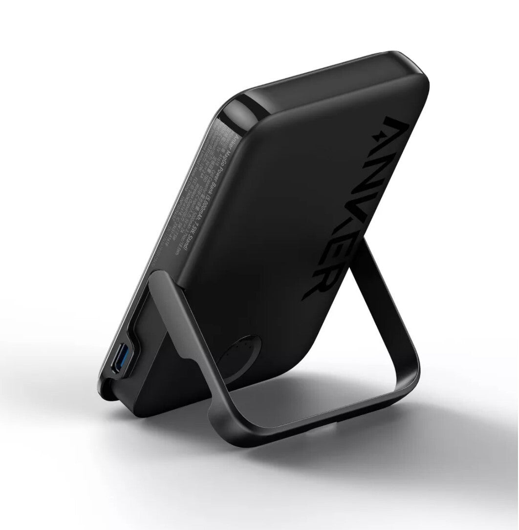 Anker Charger MagGo 5000mAh Magnetic Wireless Power Bank for iPhone w/ Kickstand