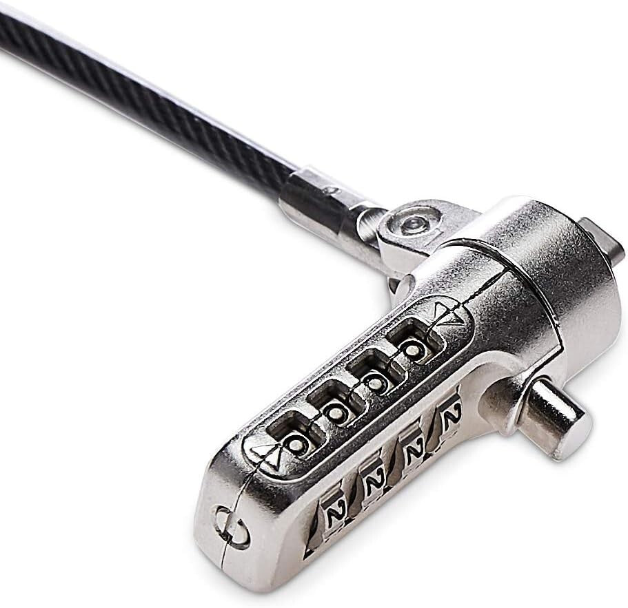 Amazon Basics Combination 6Foot Carbon Steel Cable Lock Laptop PC Monito