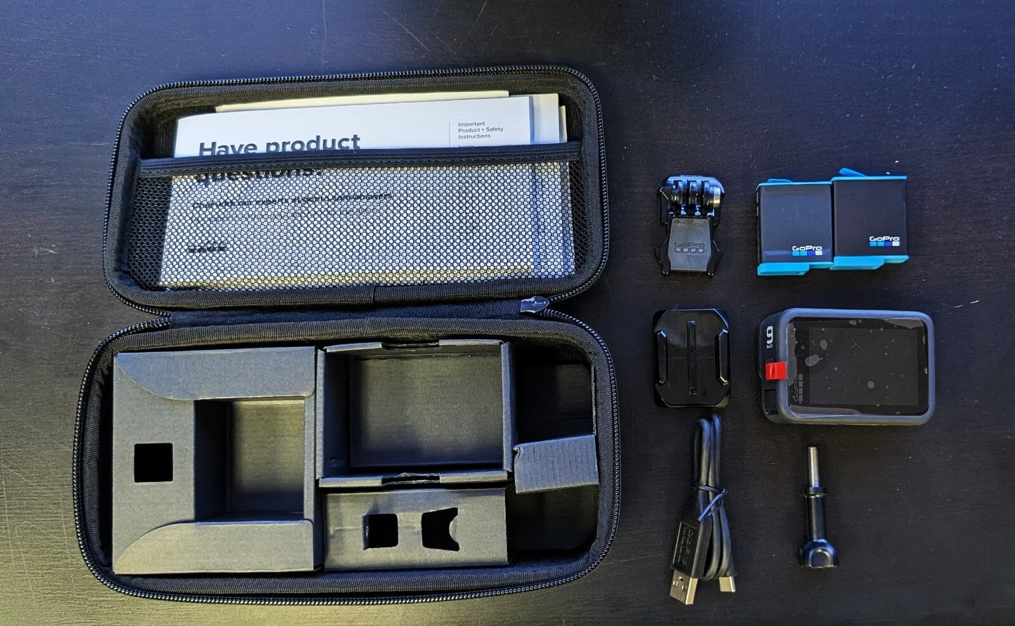 HERO9 64GB GoPro Black Waterproof Action Camera Card Extra Battery