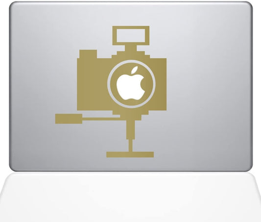 1656-MAC-13A-G Decal Guru Point Shoot Camera Decal Vinyl Sticker Gold