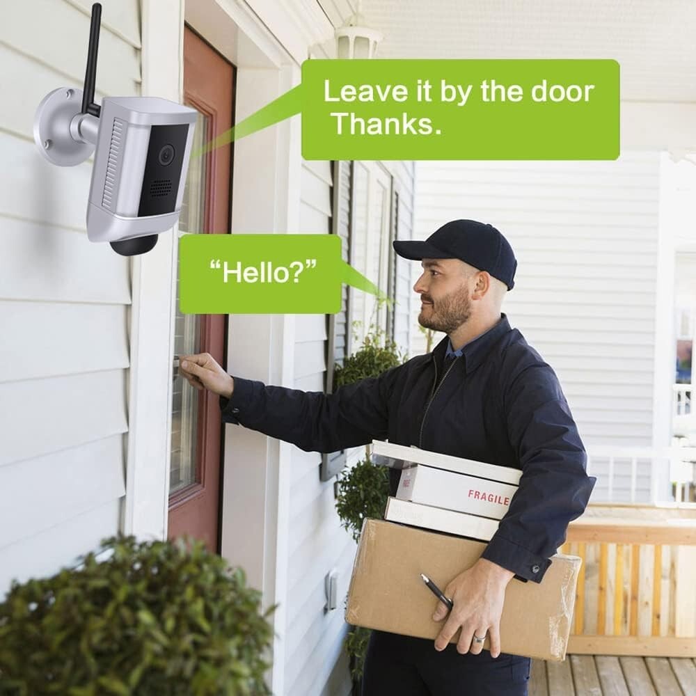 1080P Spotlight Outdoor Home Security Camera HD Surveillance w Motion Detector