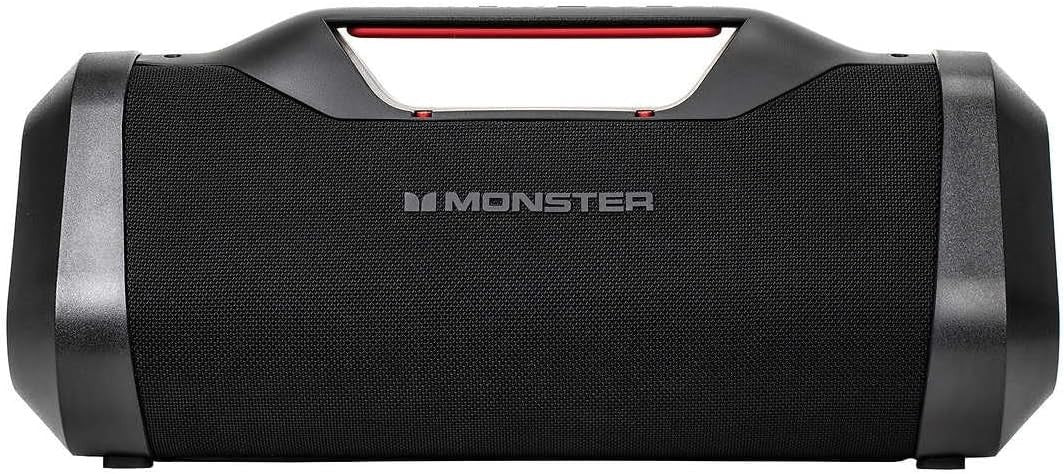Monster 120W Bluetooth Boombox Speaker IPX5 Waterproof USB Out AUX Input